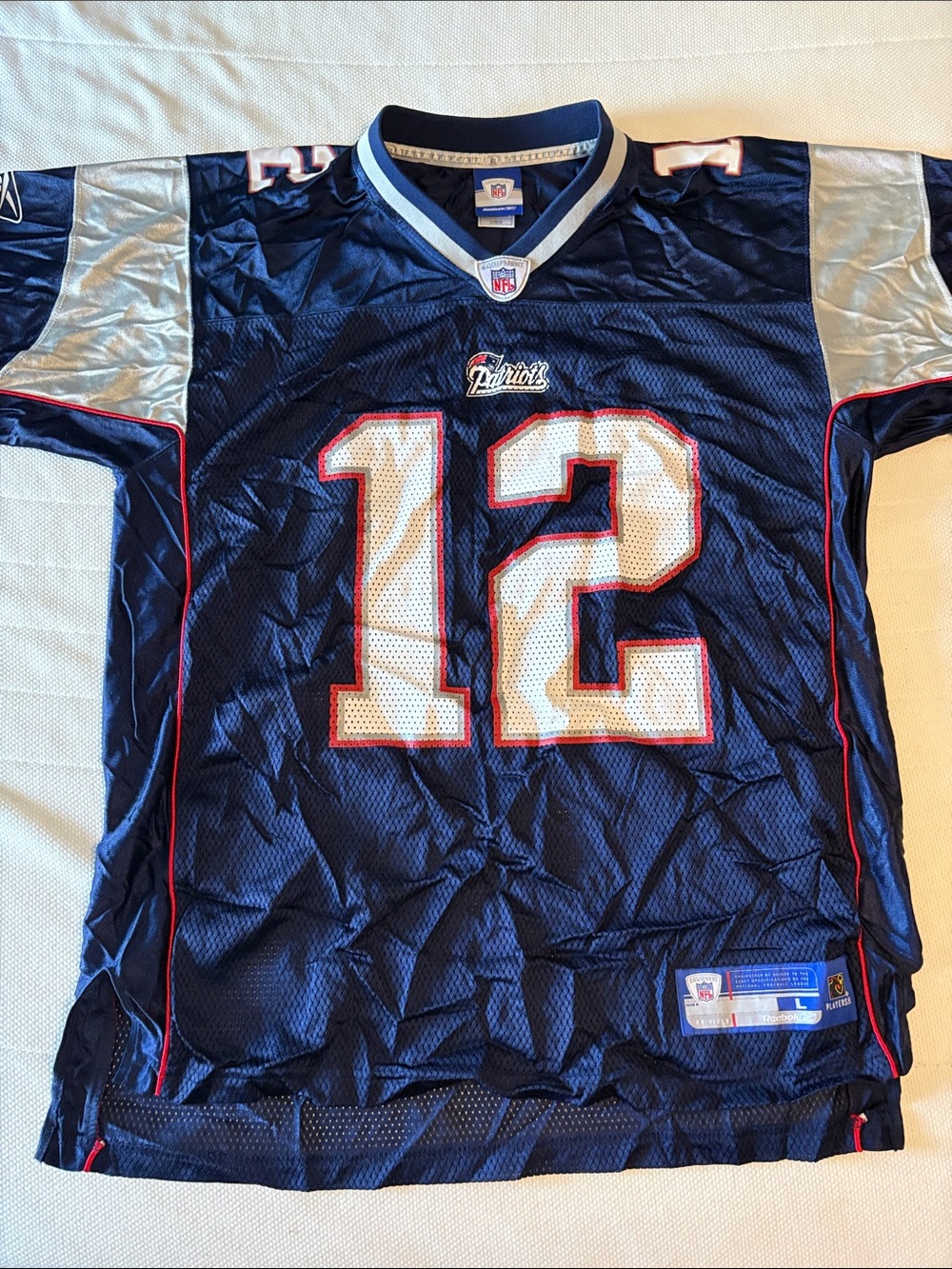 Reebok Tom Brady #12 New England Patriots Jersey